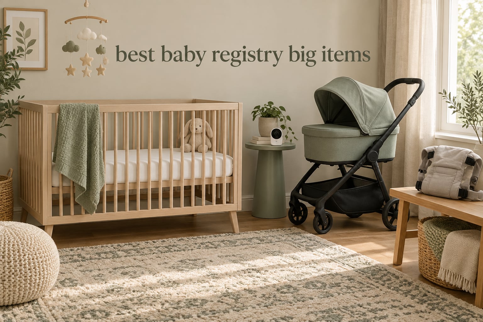 best baby registry big items