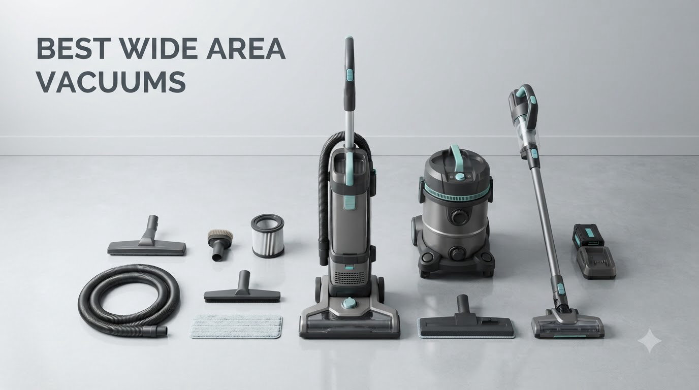 best wide area vacuums