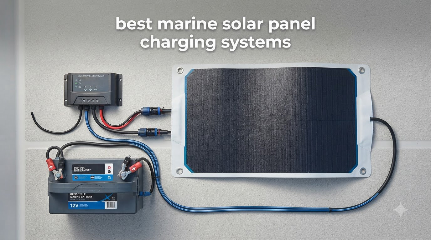 best marine solar panel charging systems
