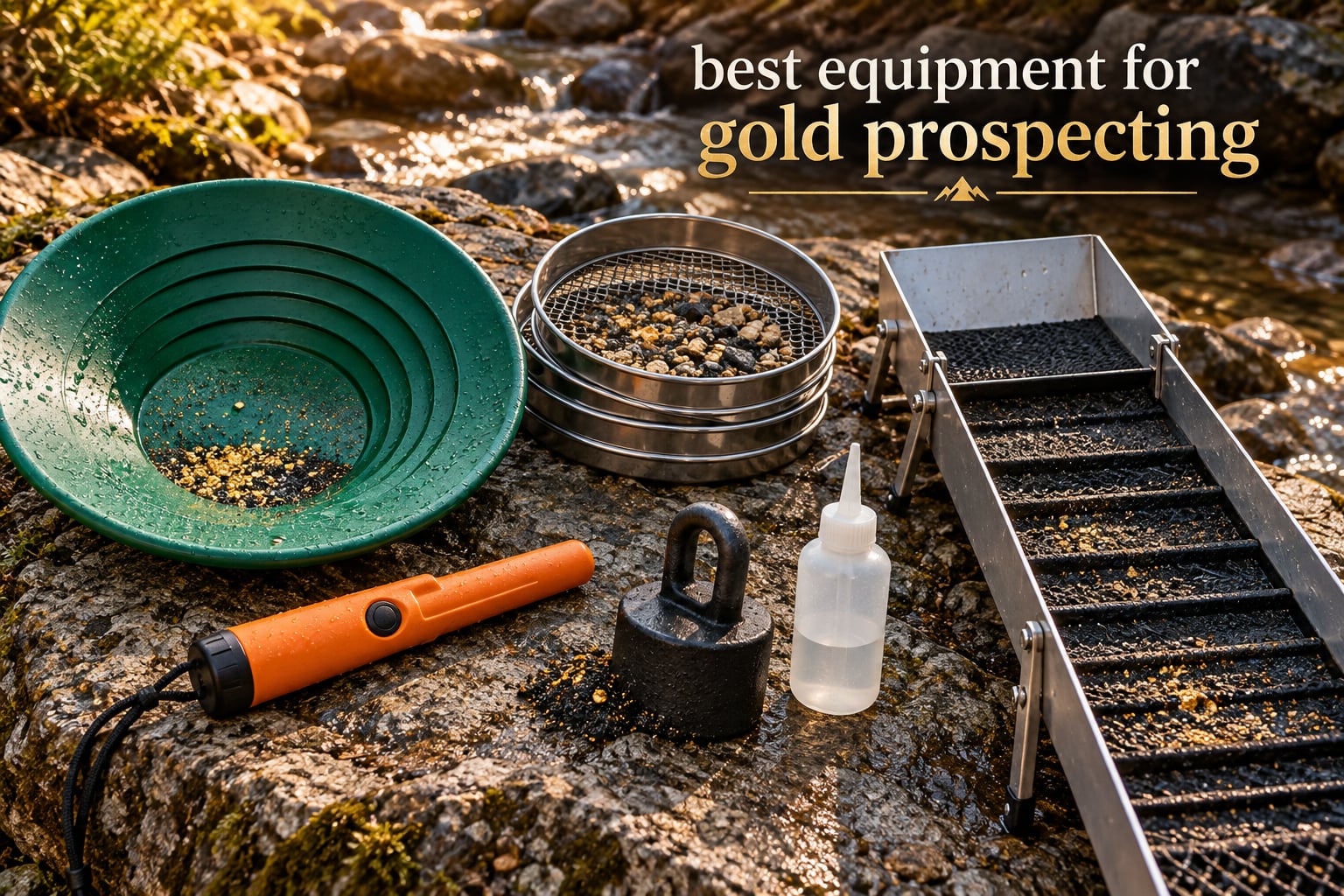 best equipment for gold prospecting