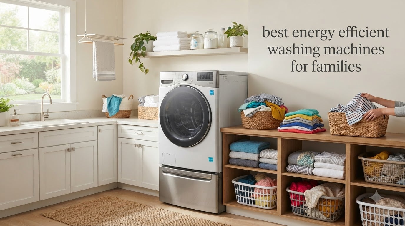 best energy efficient washing machines for families
