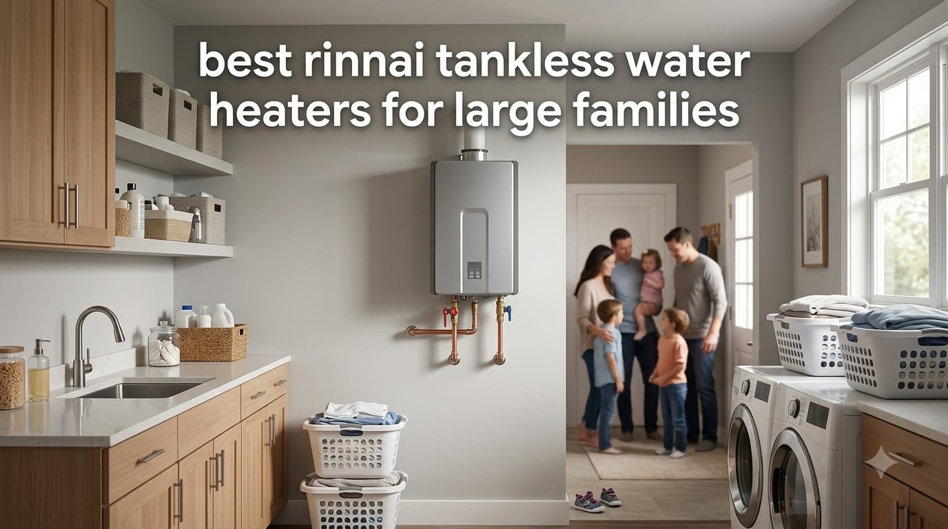 best rinnai tankless water heaters for large families
