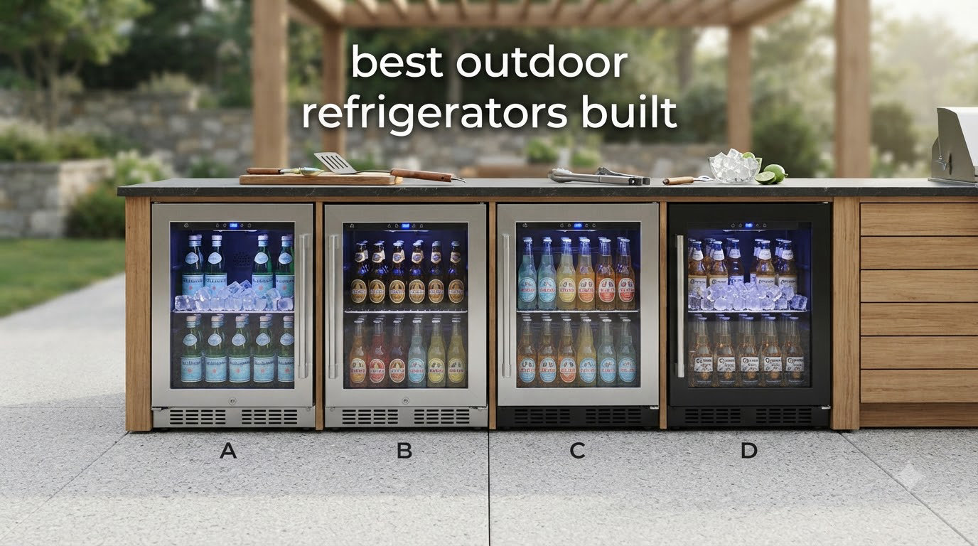 best outdoor refrigerators built
