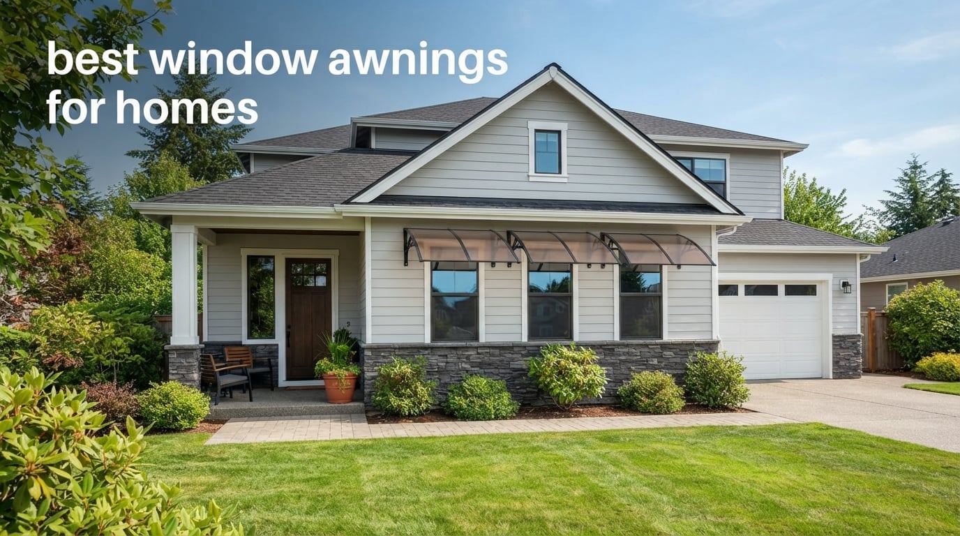 best window awnings for homes