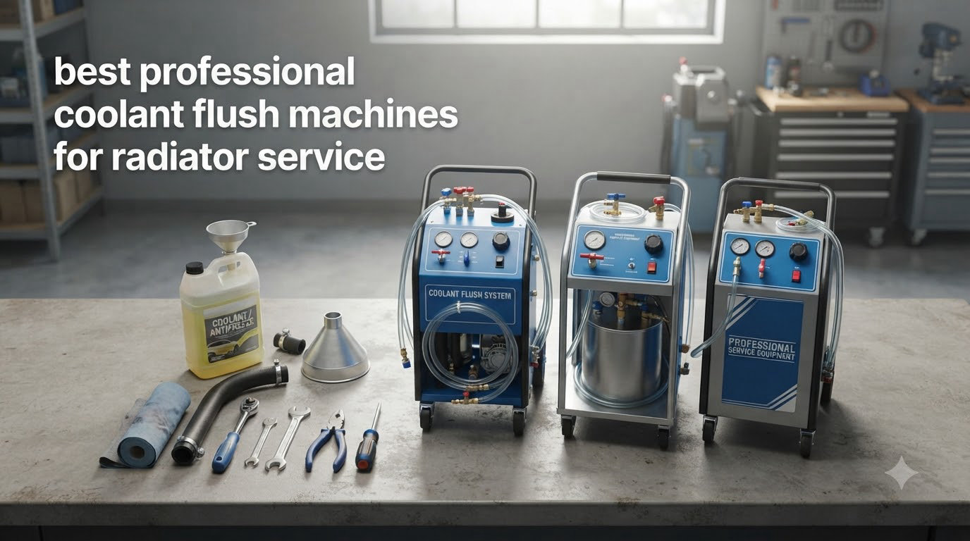 best professional coolant flush machines for radiator service