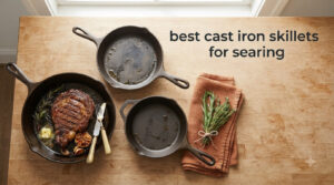 best cast iron skillets for searing