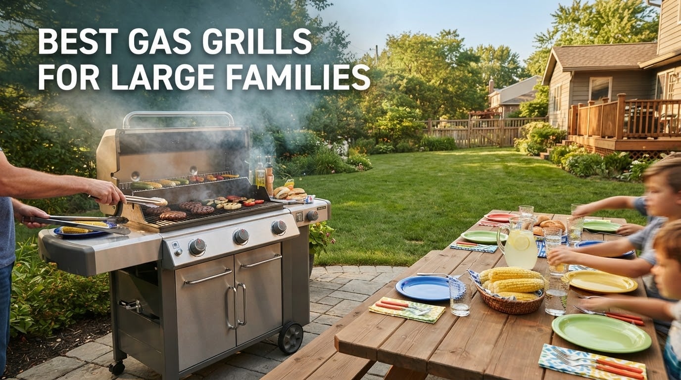 best gas grills for large families