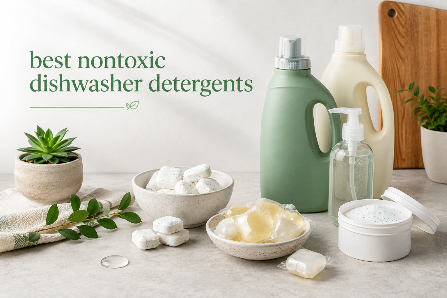 best nontoxic dishwasher detergents