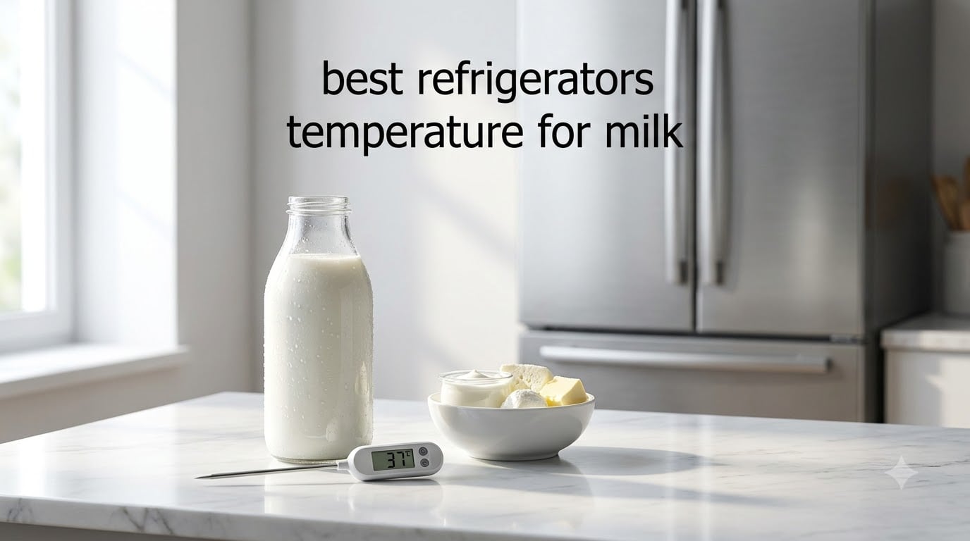 best refrigerators temperature for milk