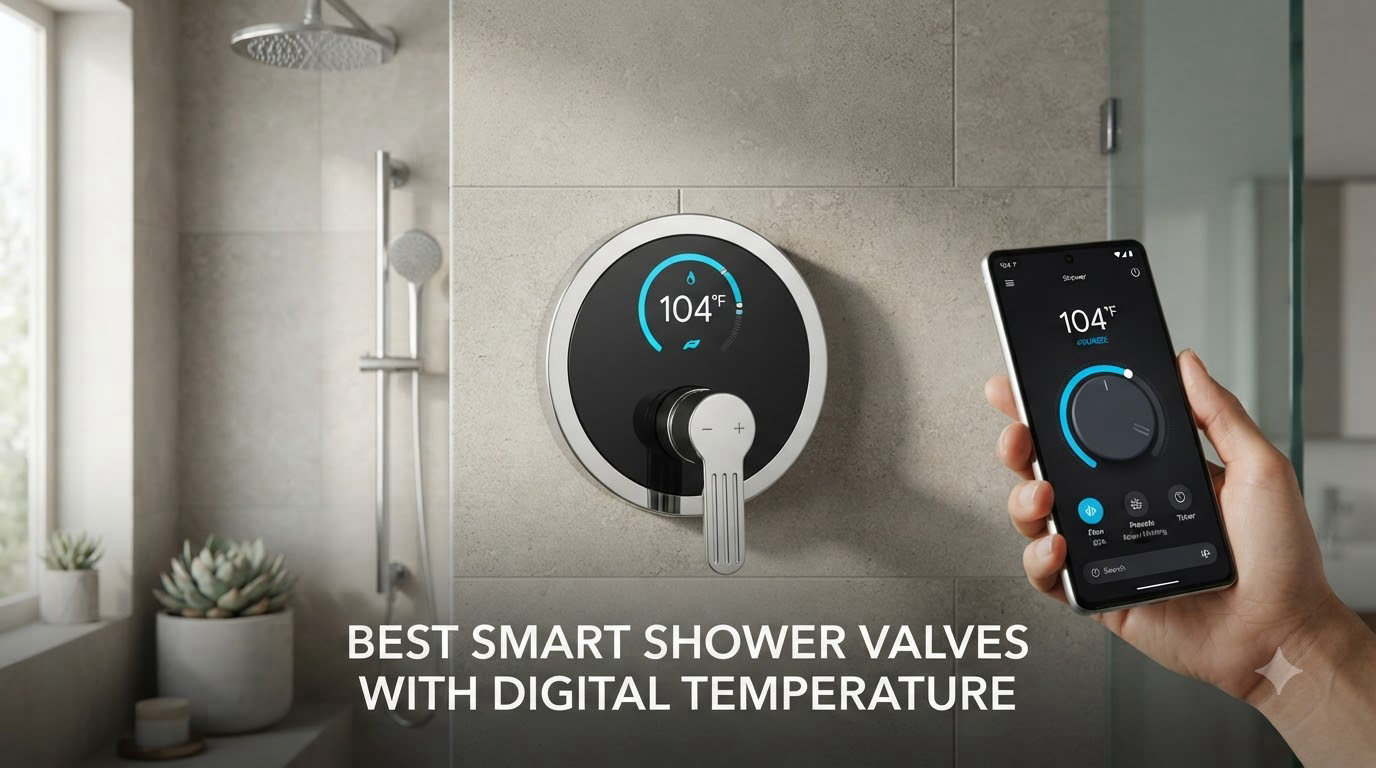 best smart shower valves with digital temperature