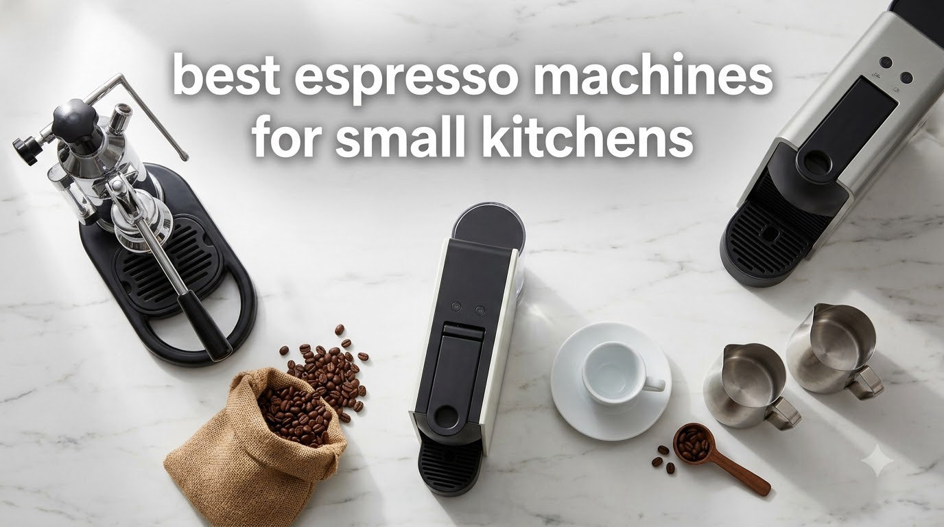 best espresso machines for small kitchens