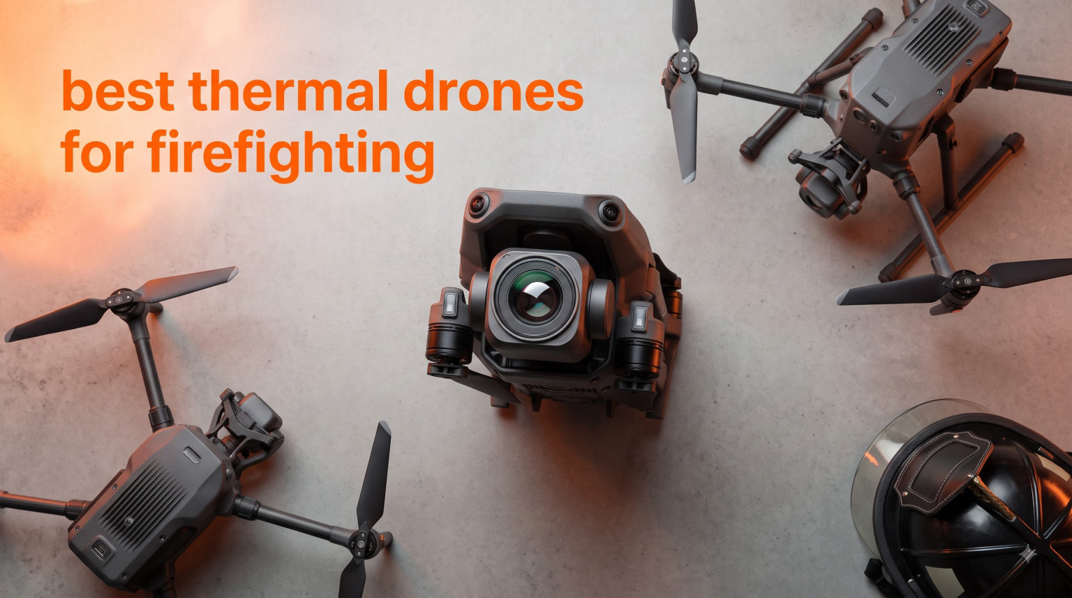 best thermal drones for firefighting