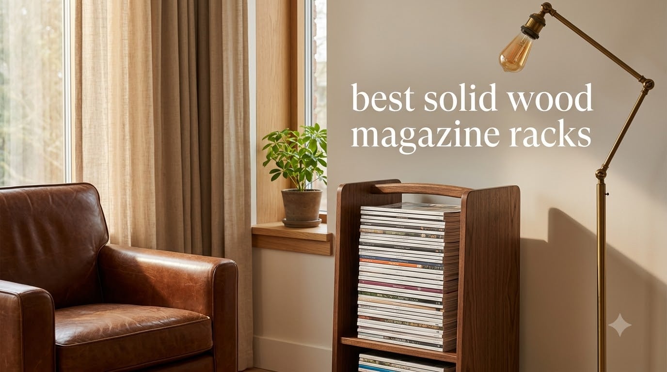 best solid wood magazine racks