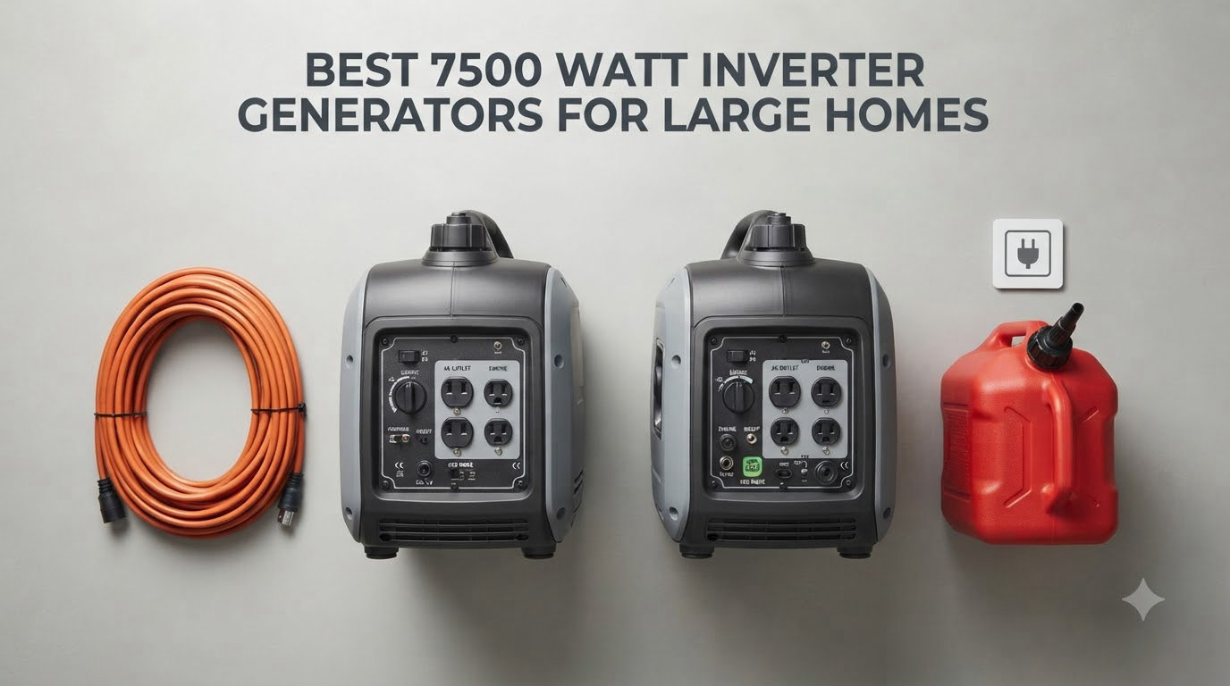 best 7500 watt inverter generators for large homes