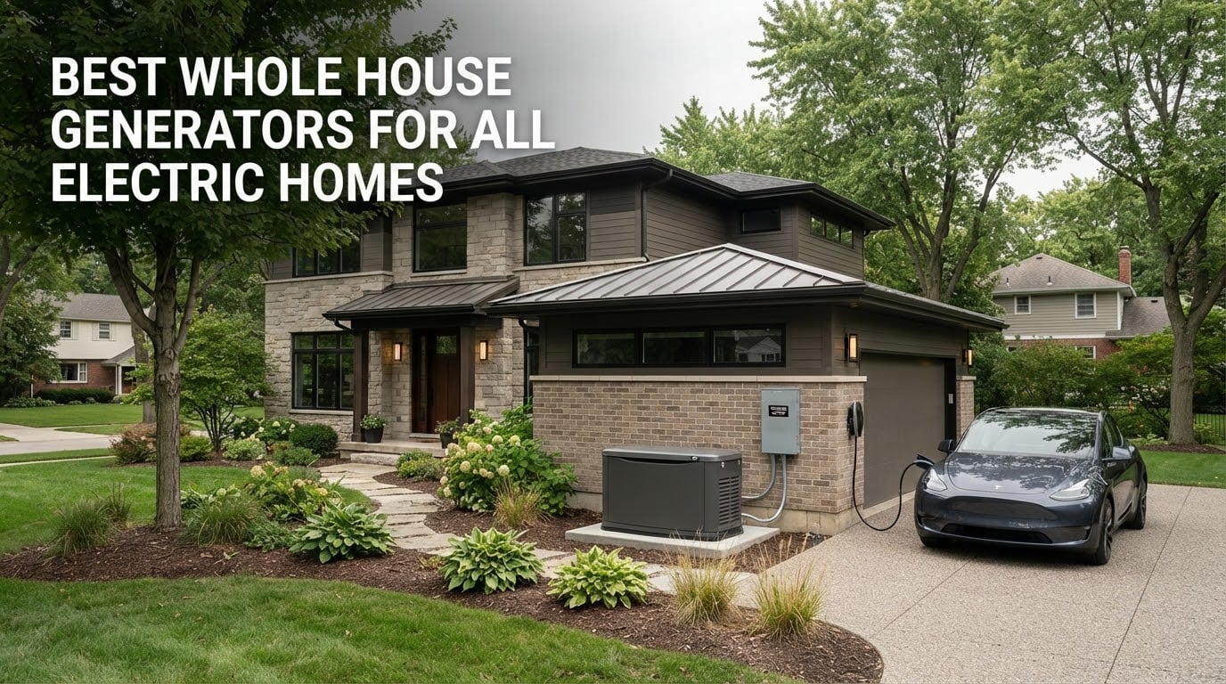best whole house generators for all electric homes