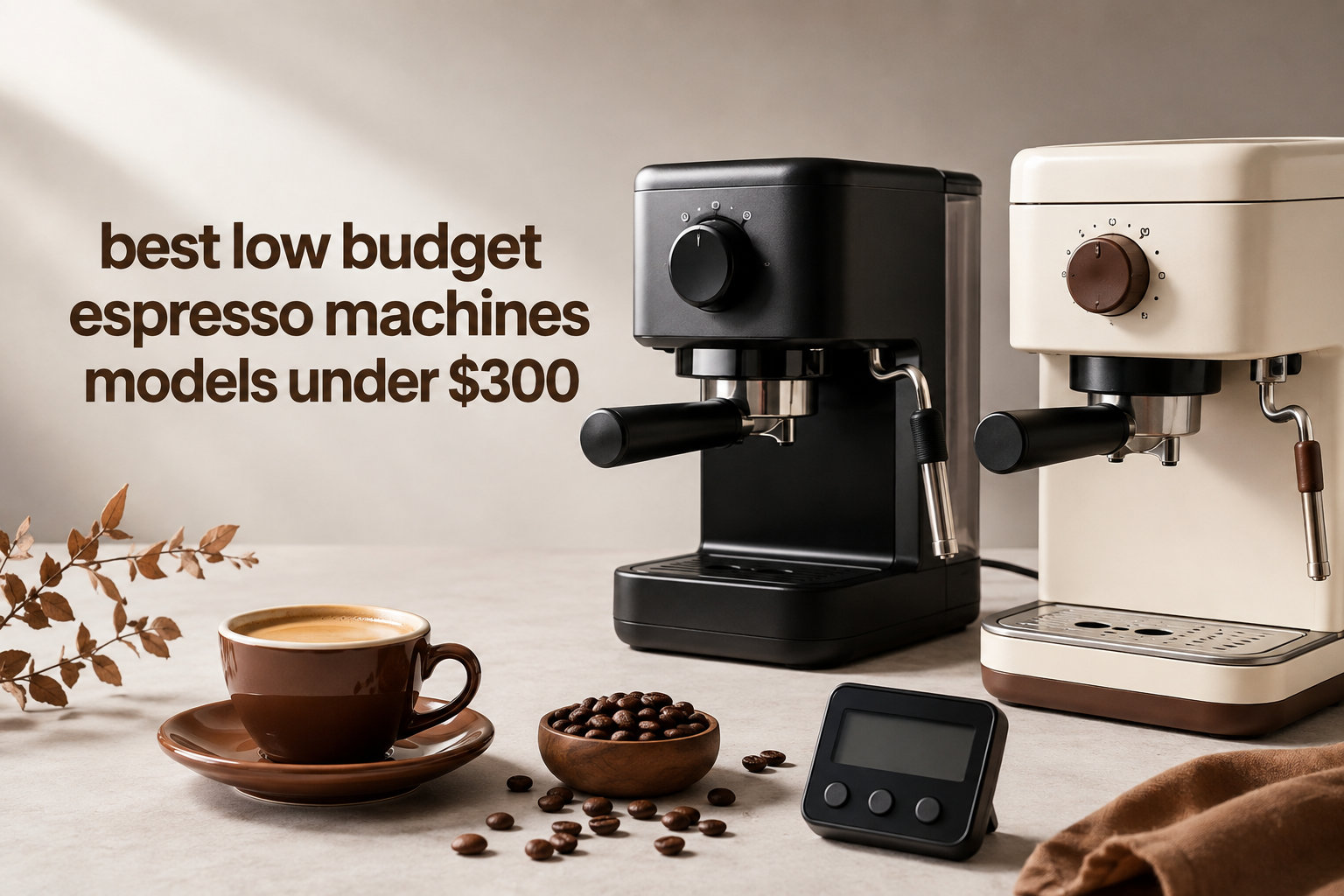 best low budget espresso machines models under $300