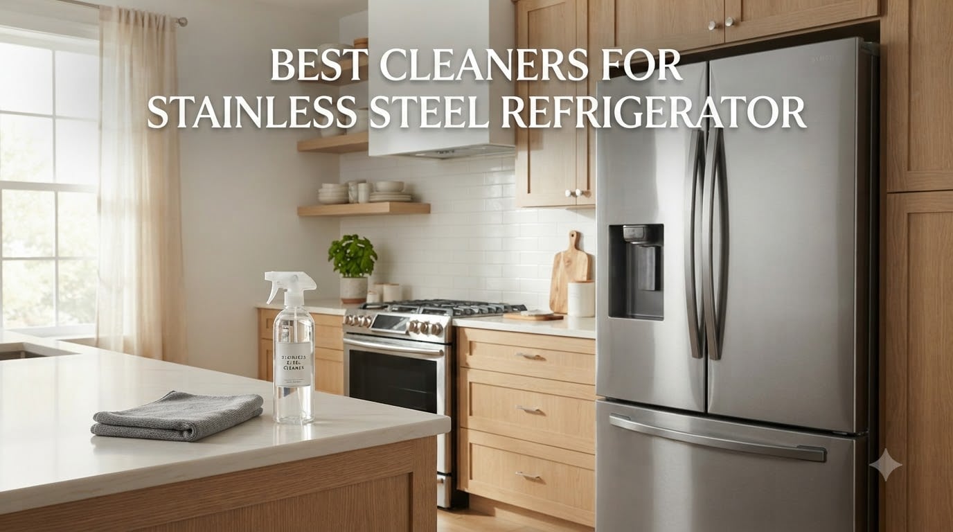 best cleaners for stainless steel refrigerator