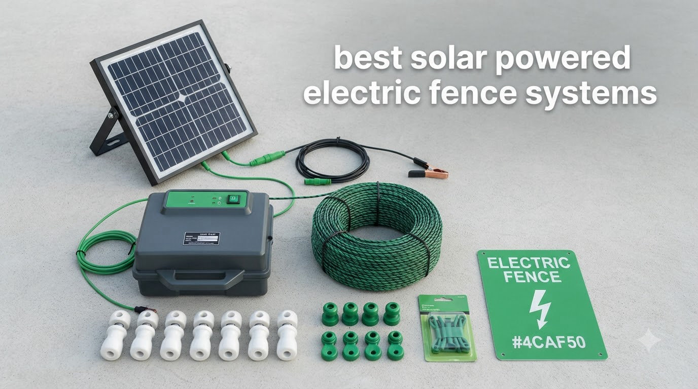 best solar powered electric fence systems
