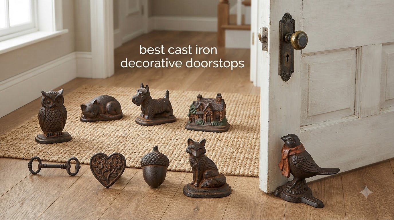 best cast iron decorative doorstops