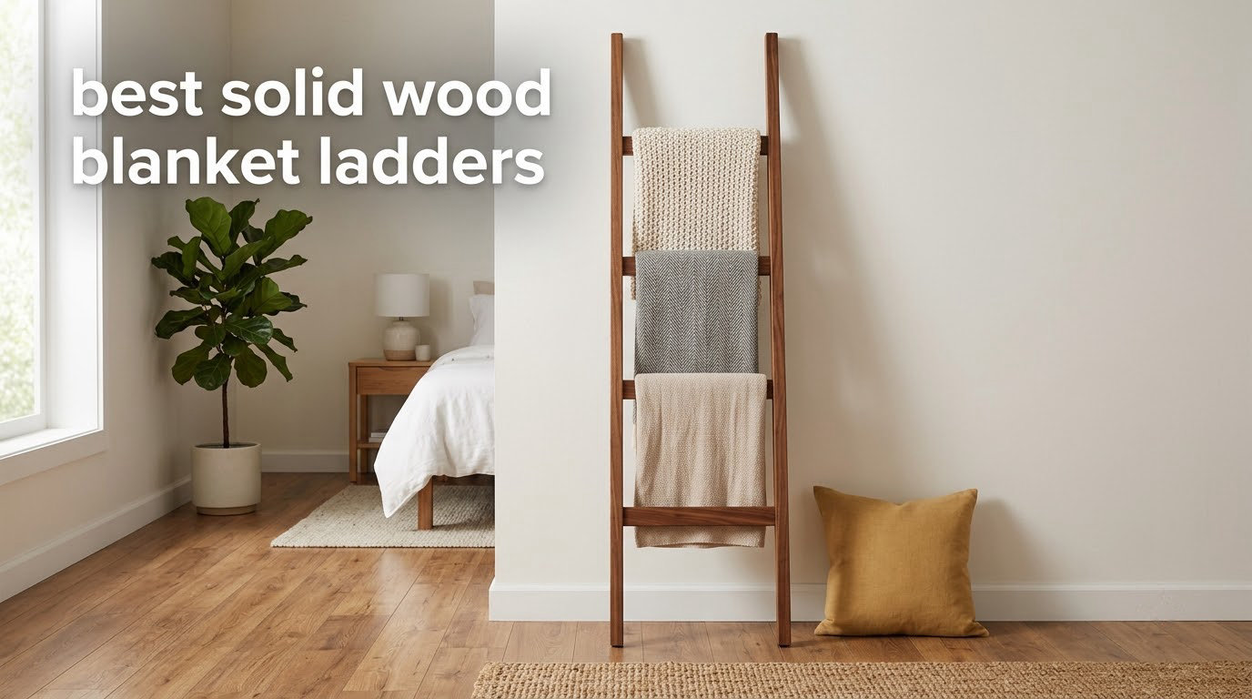 best solid wood blanket ladders