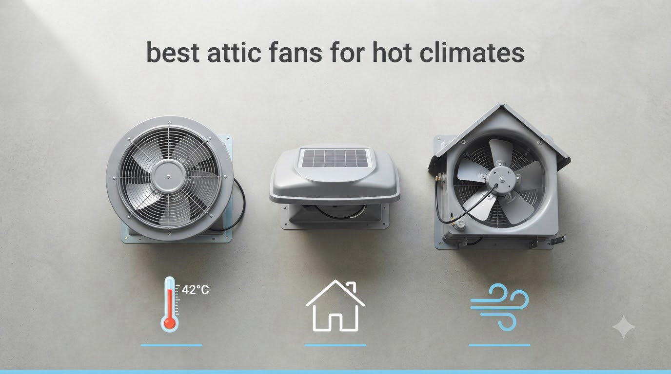 best attic fans for hot climates