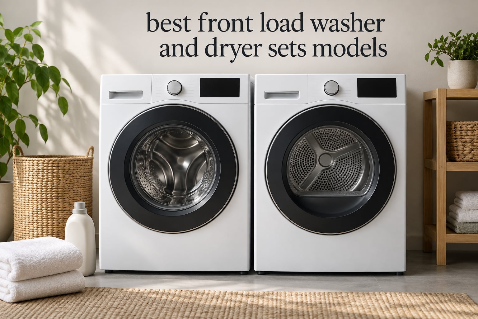 best front load washer and dryer sets models