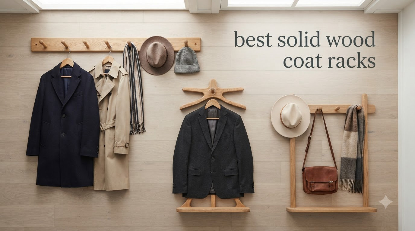 best solid wood coat racks