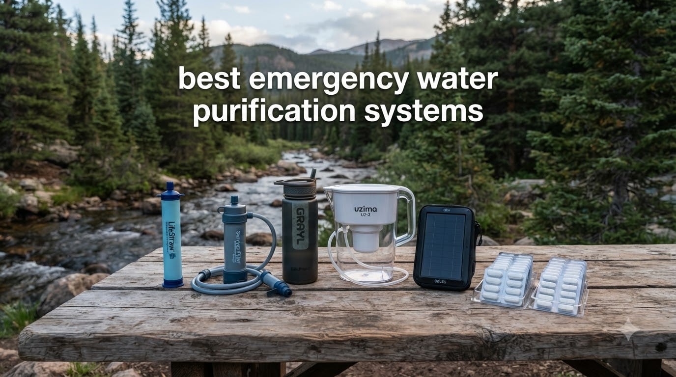best emergency water purification systems