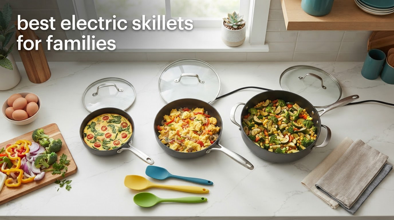 best electric skillets for families