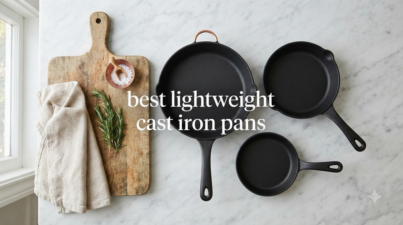 best lightweight cast iron pans