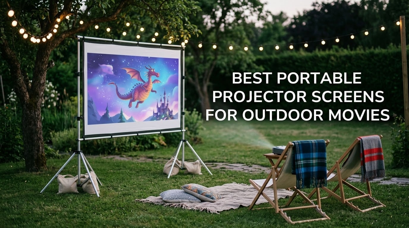 best portable projector screens for outdoor movies