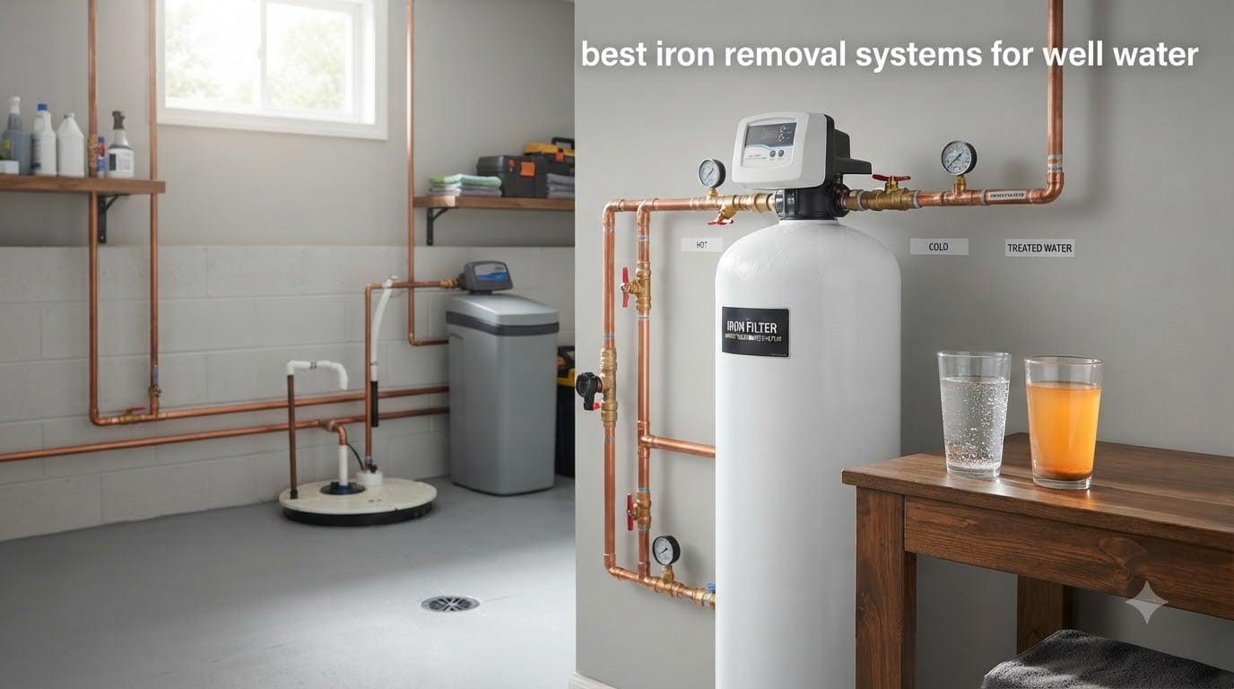 best iron removal systems for well water