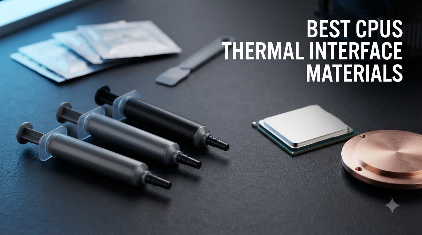 best cpus thermal interface materials