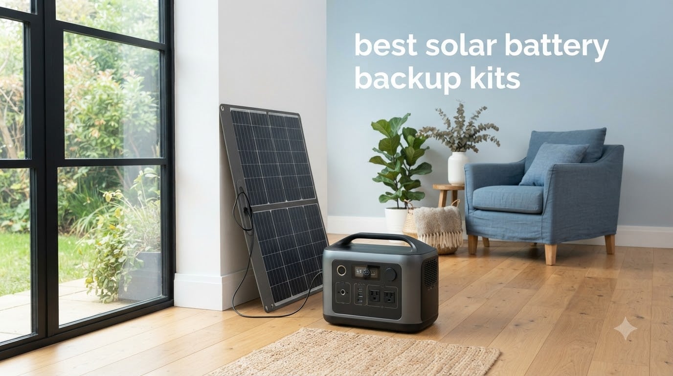 best solar battery backup kits