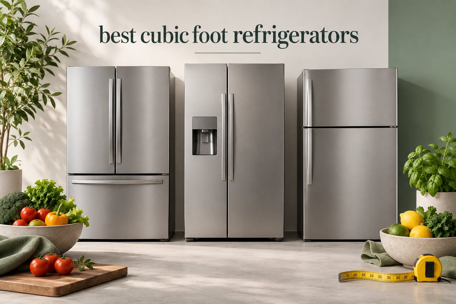 best cubic foot refrigerators