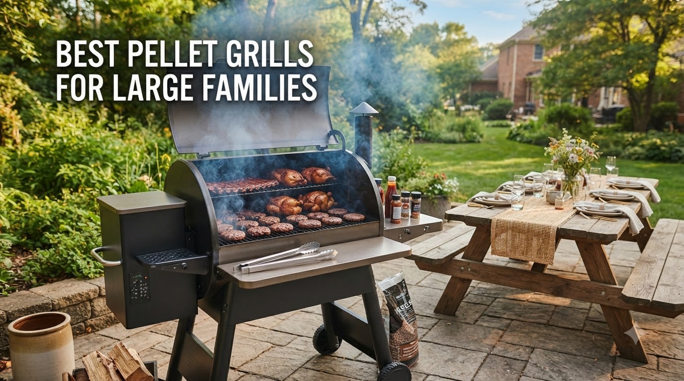 best pellet grills for large families