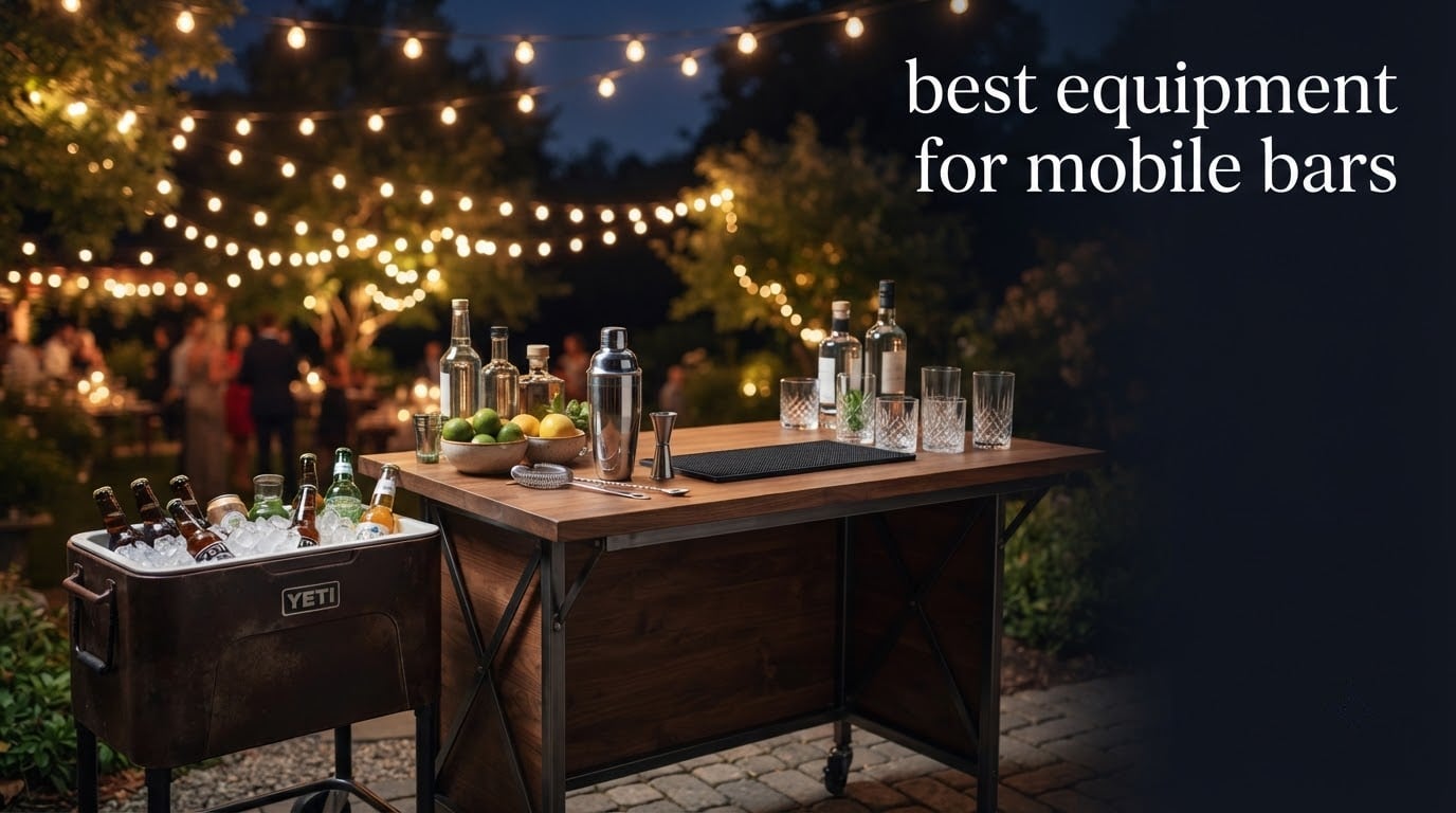 best equipment for mobile bars