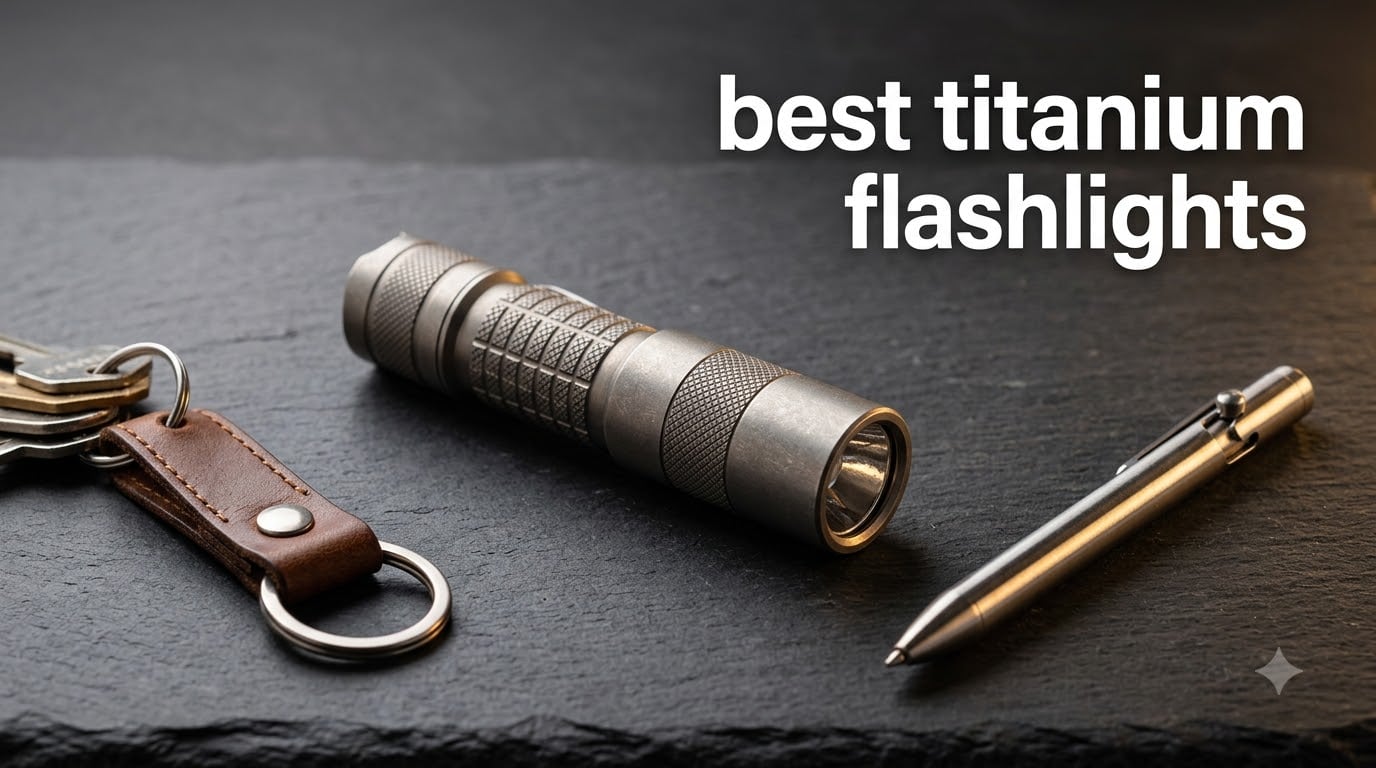 best titanium flashlights