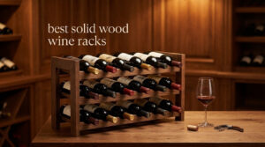 best solid wood wine racks