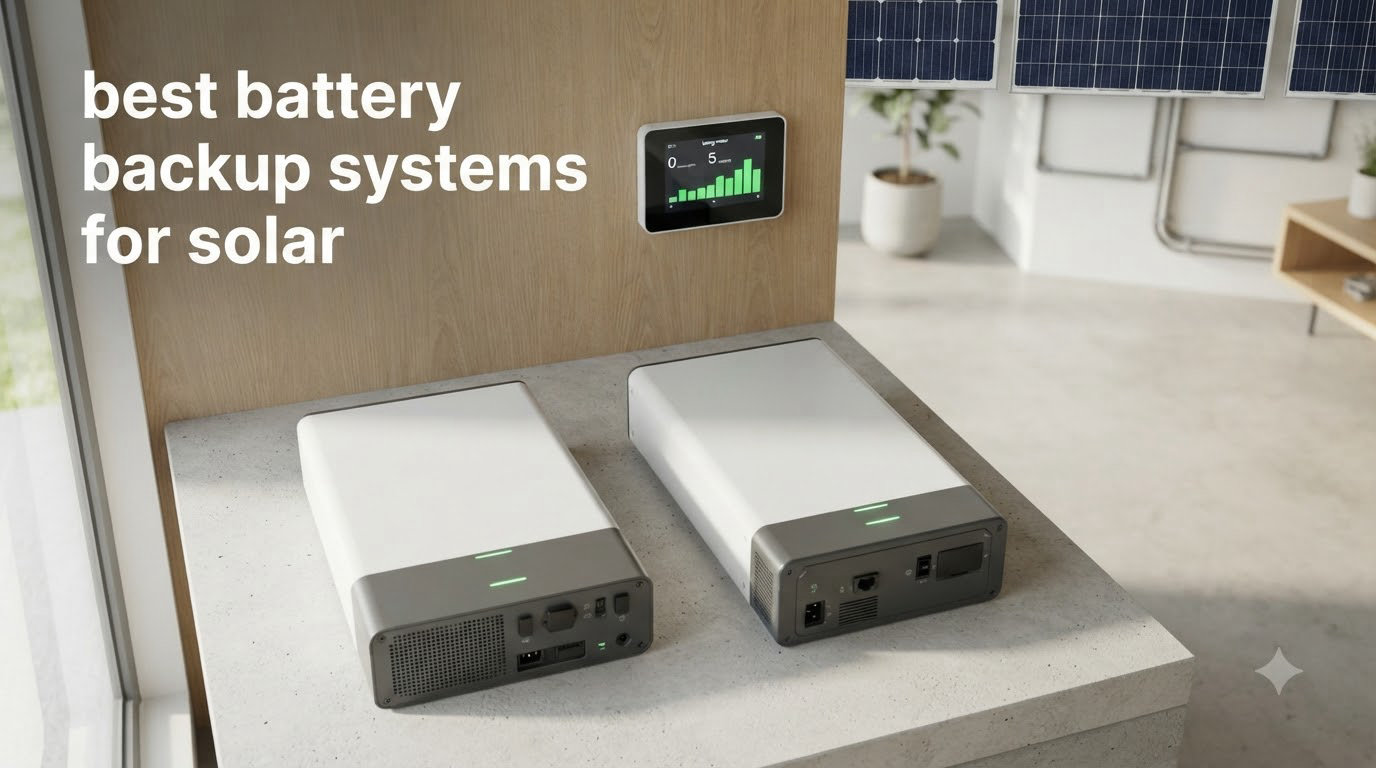 best battery backup systems for solar