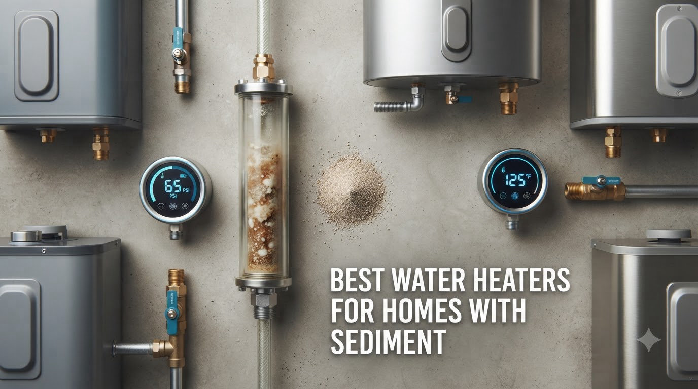 best water heaters for homes with sediment