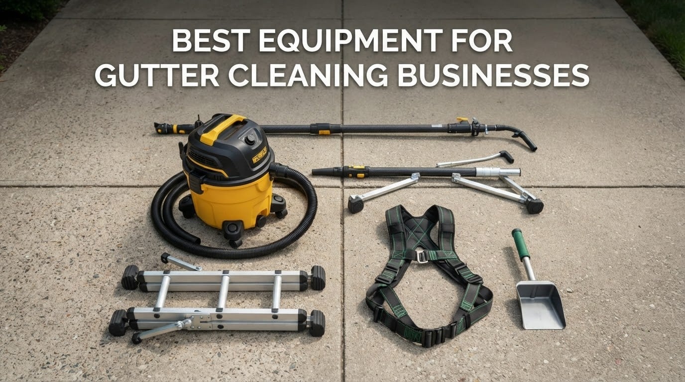 best equipment for gutter cleaning businesses