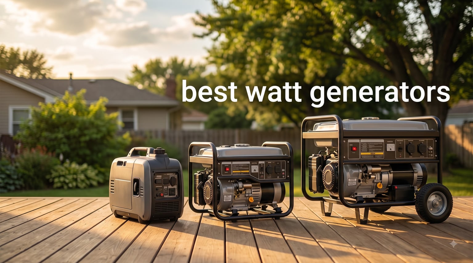 best watt generators