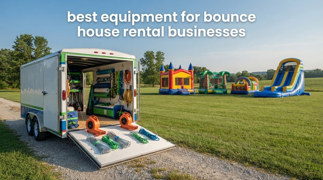 best equipment for bounce house rental businesses