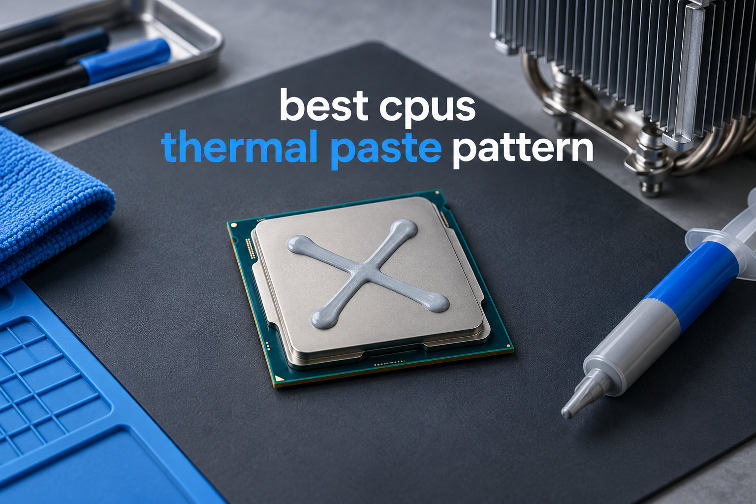 best cpus thermal paste pattern