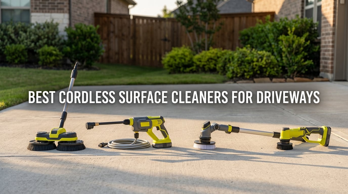 best cordless surface cleaners for driveways
