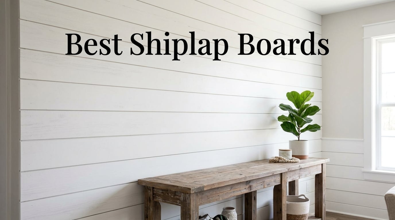 Best Shiplap Boards