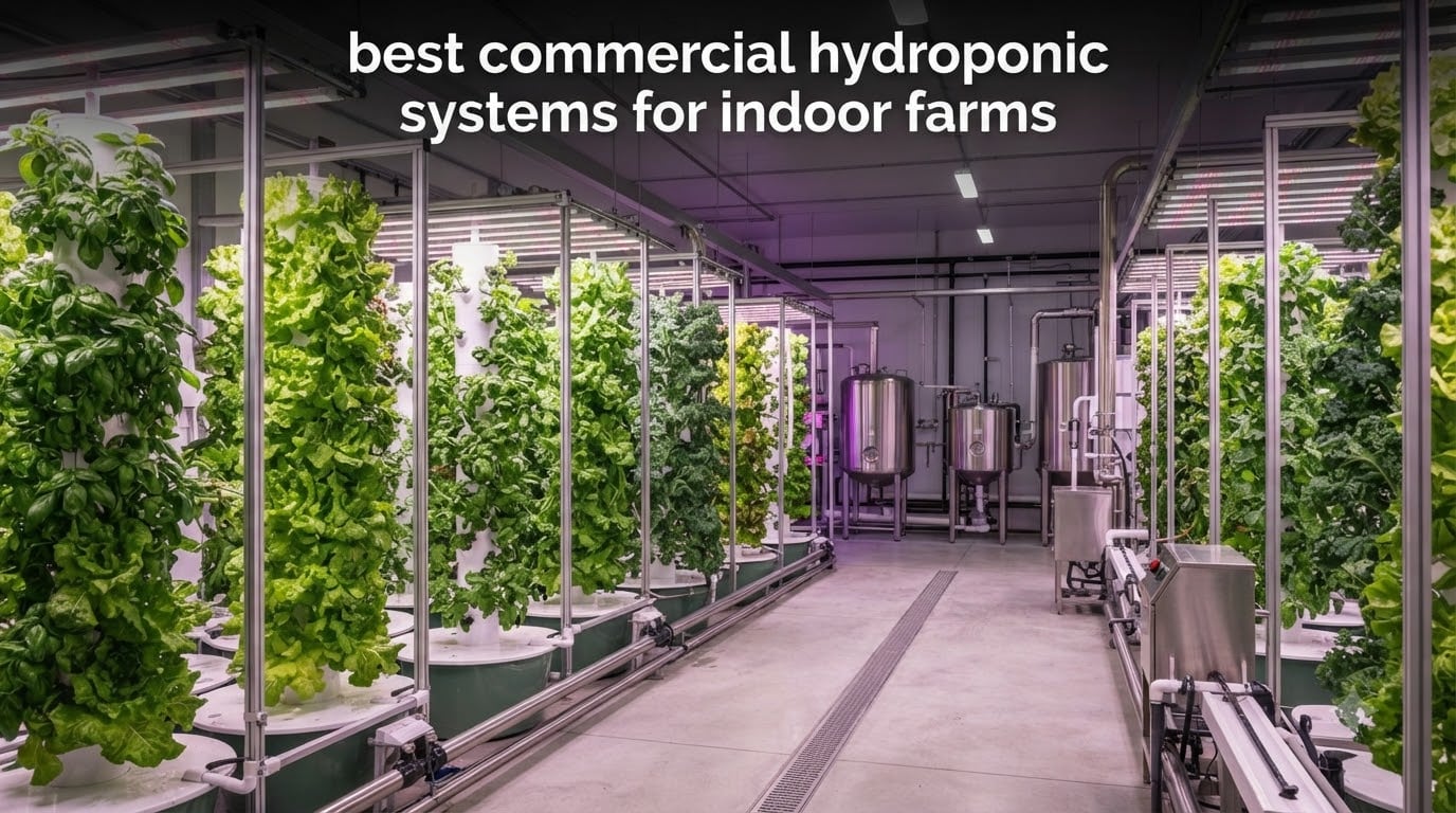 best commercial hydroponic systems for indoor farms
