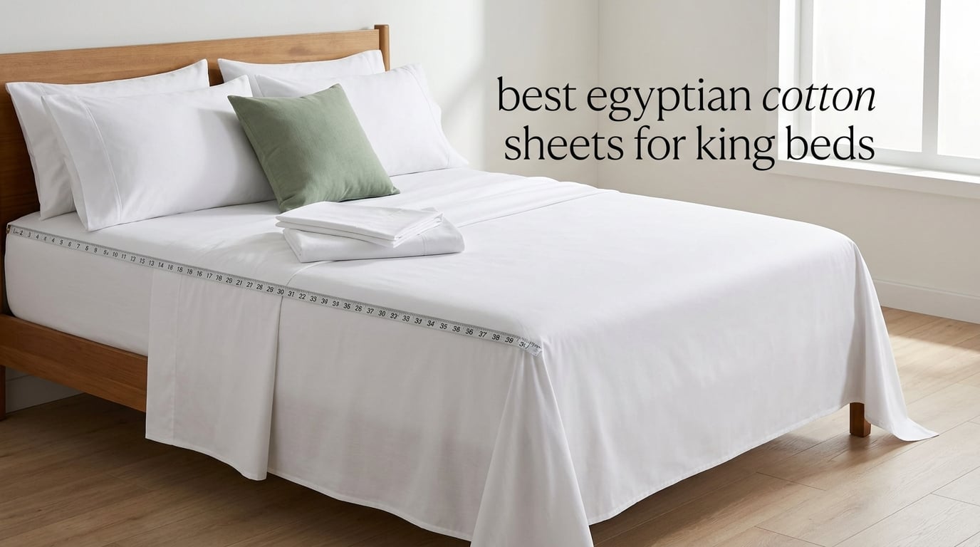 best egyptian cotton sheets for king beds