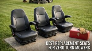 best replacement seats for zero turn mowers